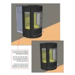 Kaminofen Aduro 9-4 schwarz – Bild 5