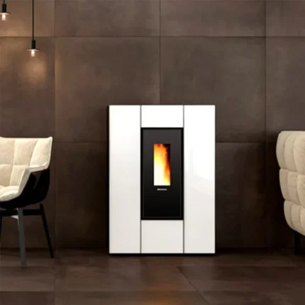 Pelletofen Extraflame Marilena Plus AD Crystal Weiß